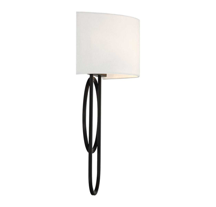 Tempe Two Light Wall Sconce in Matte Black Savoy House
