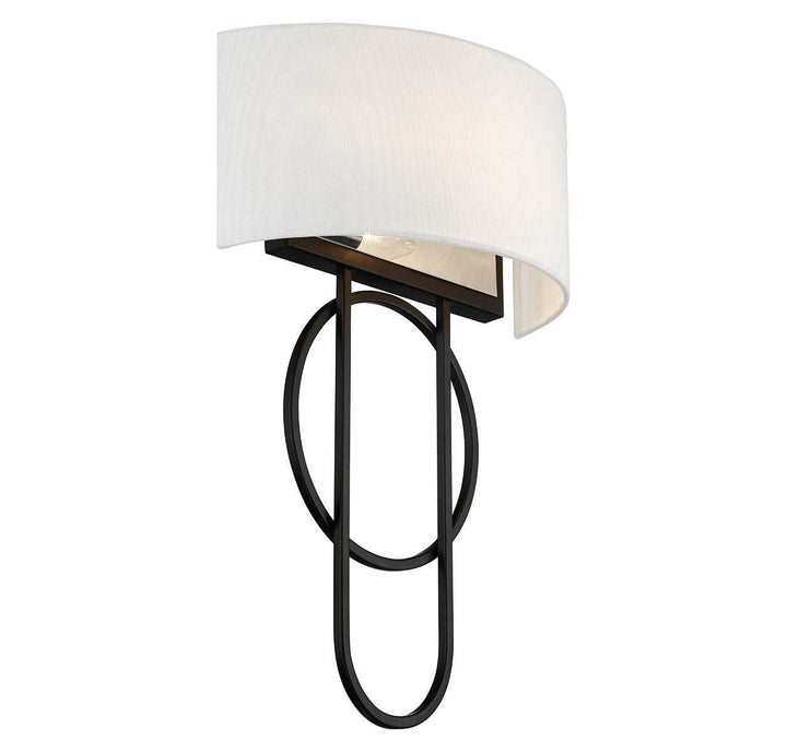 Tempe Two Light Wall Sconce in Matte Black Savoy House