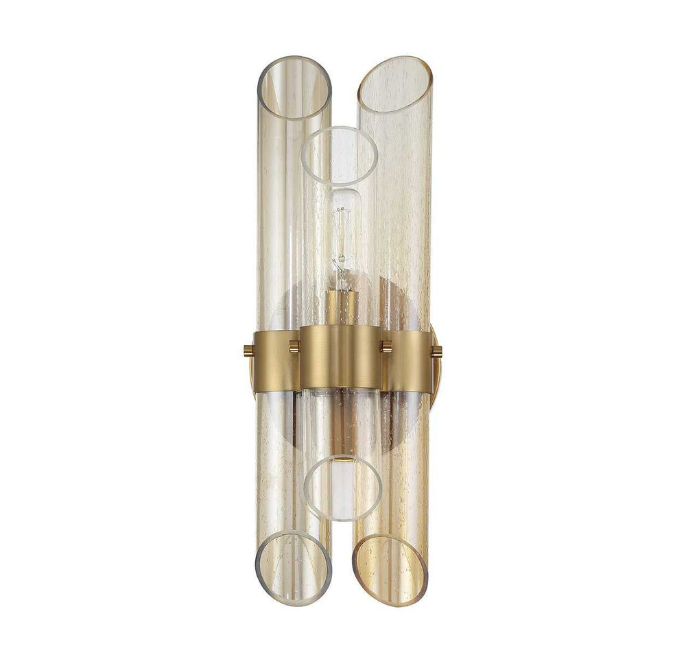 Biltmore One Light Wall Sconce in Warm Brass Savoy House