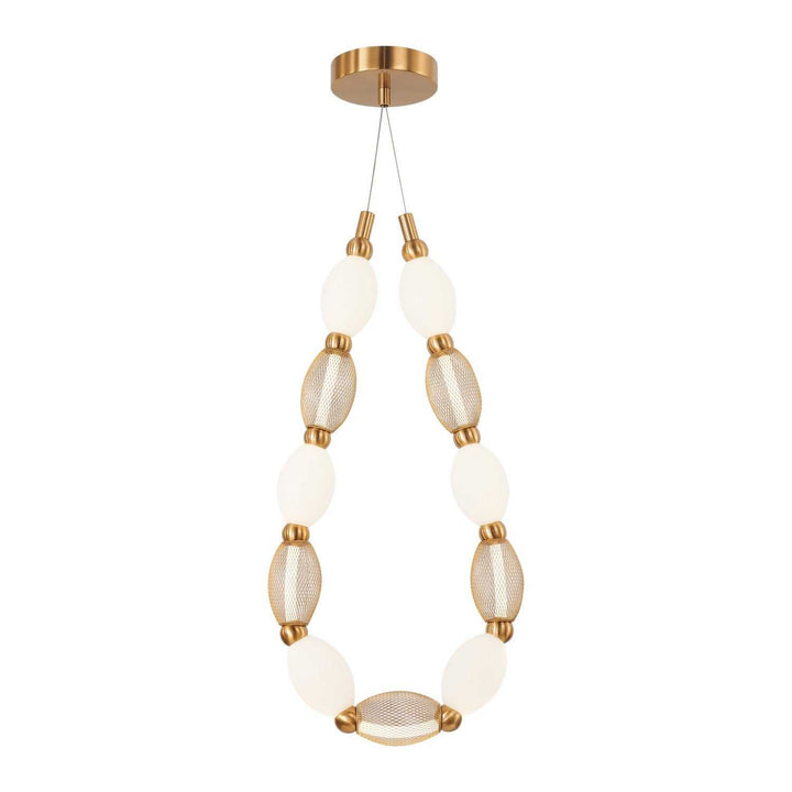 Matteo Canada - C37101AG - LED Pendant - Tentacles - Aged Gold Brass