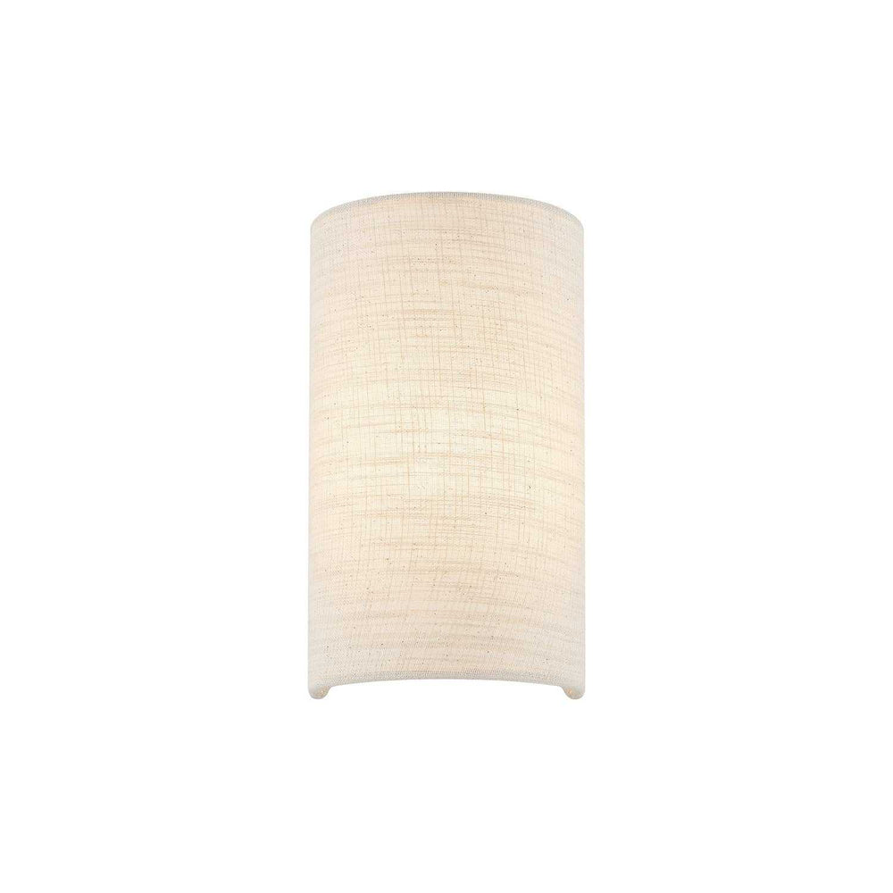 Textile One Light Wall Sconce Justice Designs