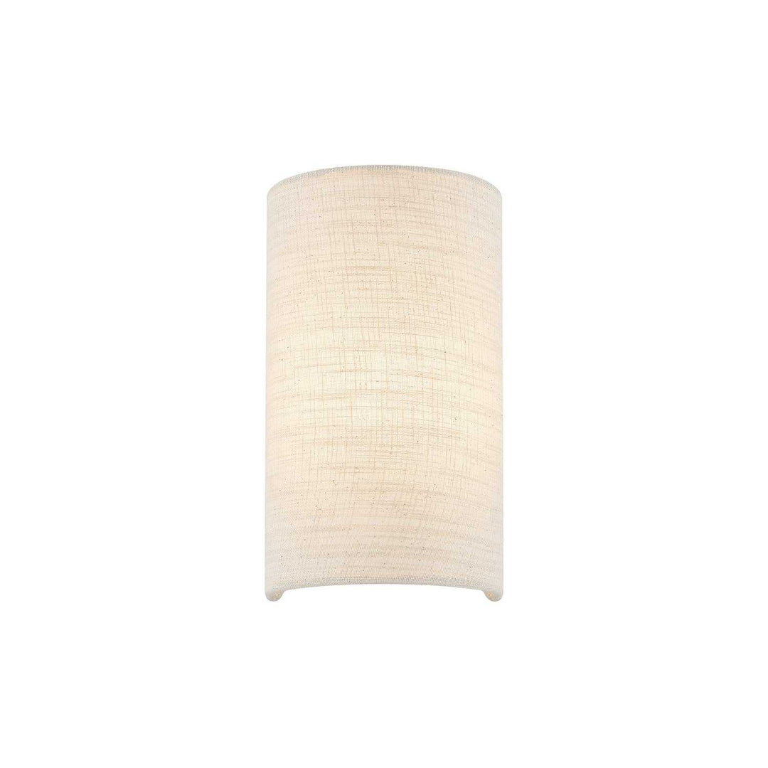 Textile One Light Wall Sconce Justice Designs
