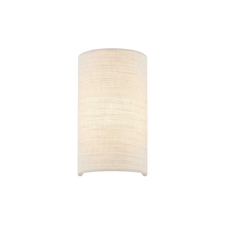 Textile One Light Wall Sconce Justice Designs