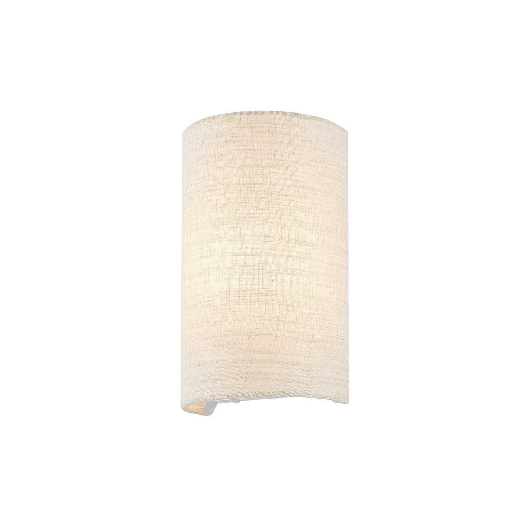 Textile One Light Wall Sconce Justice Designs