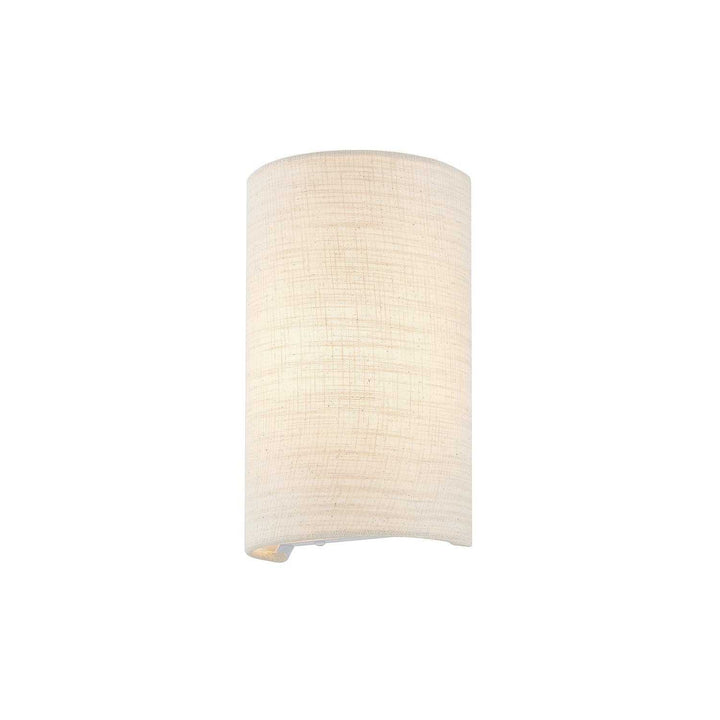 Textile One Light Wall Sconce Justice Designs