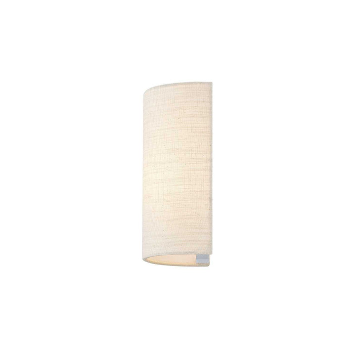 Textile One Light Wall Sconce Justice Designs