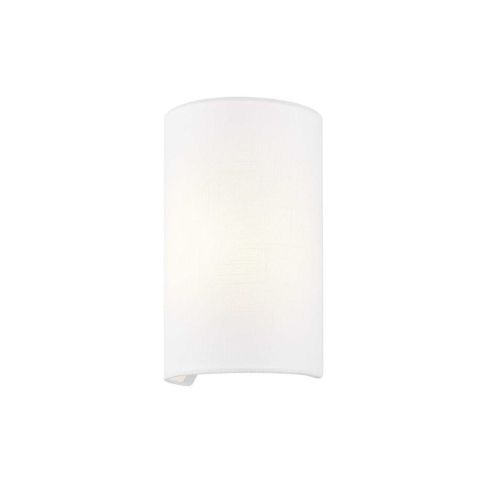Textile One Light Wall Sconce Justice Designs