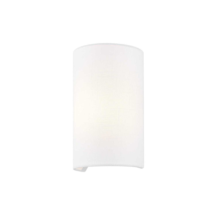 Textile One Light Wall Sconce Justice Designs