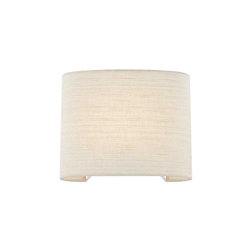 Textile One Light Wall Sconce Justice Designs