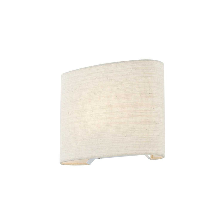 Textile One Light Wall Sconce Justice Designs