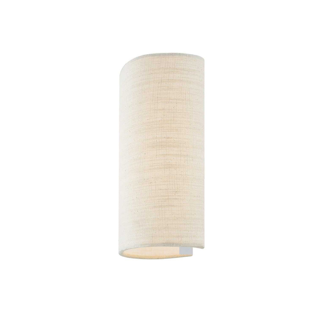 Textile One Light Wall Sconce Justice Designs