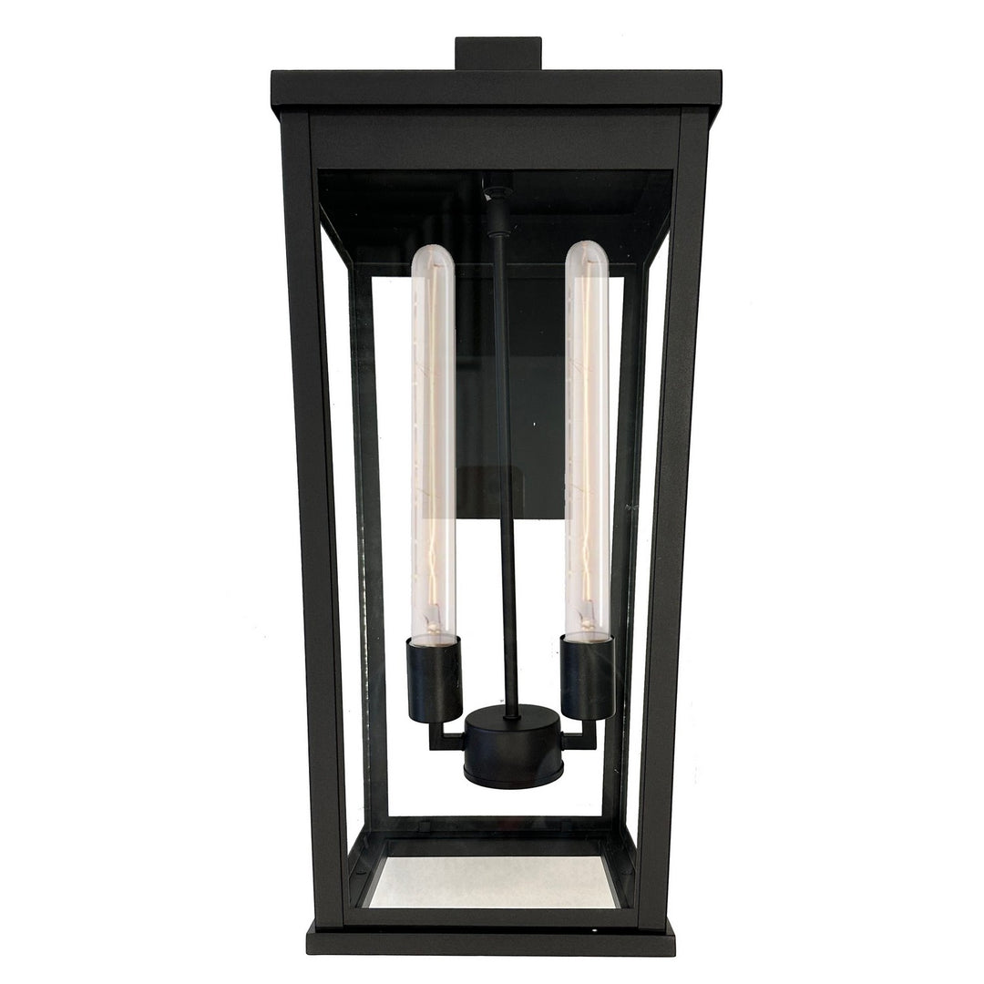 Artcraft Canada - AC8882BK - Two Light Outdoor Wall Mount - Elmgrove - Black