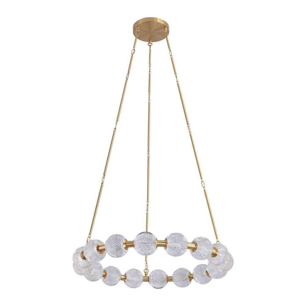 Alora Canada - CH321032NB-UNV-010 - LED Chandelier - Marni - Natural Brass