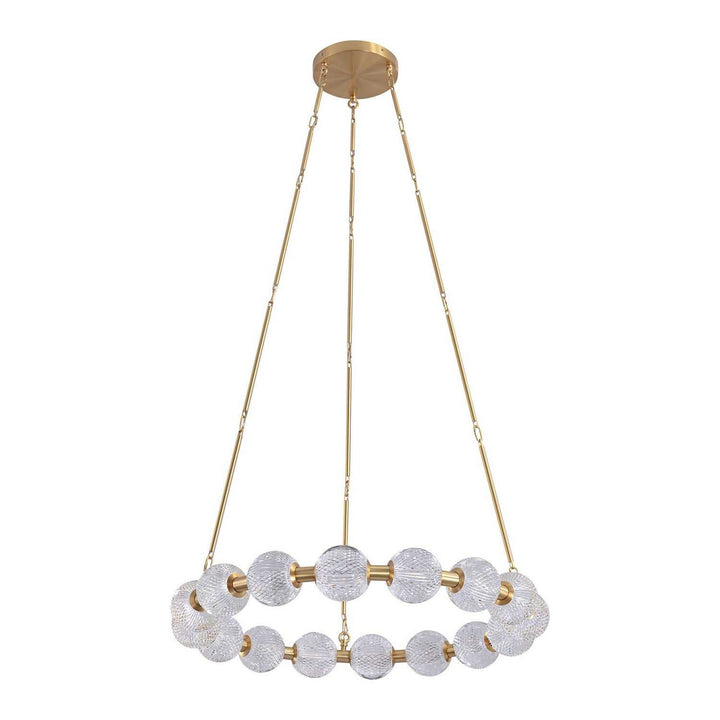 Alora Canada - CH321032NB-UNV-010 - LED Chandelier - Marni - Natural Brass