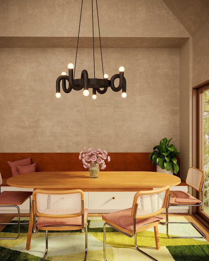 Alora Canada - CH420823MB - Eight Light Chandelier - Sadie - Matte Black