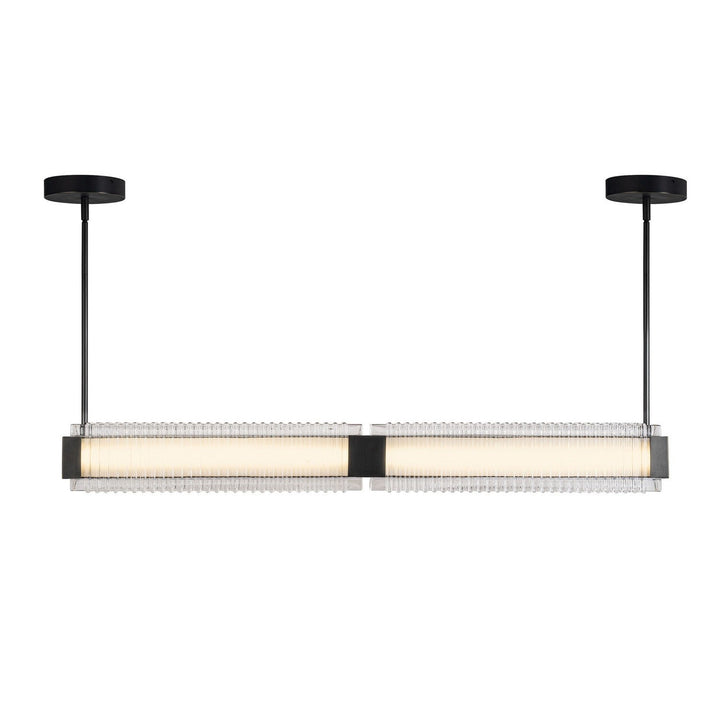 Alora Canada - LP374247UBCR-UNV - LED Linear Pendant - Alai - Urban Bronze/Ribbed Glass
