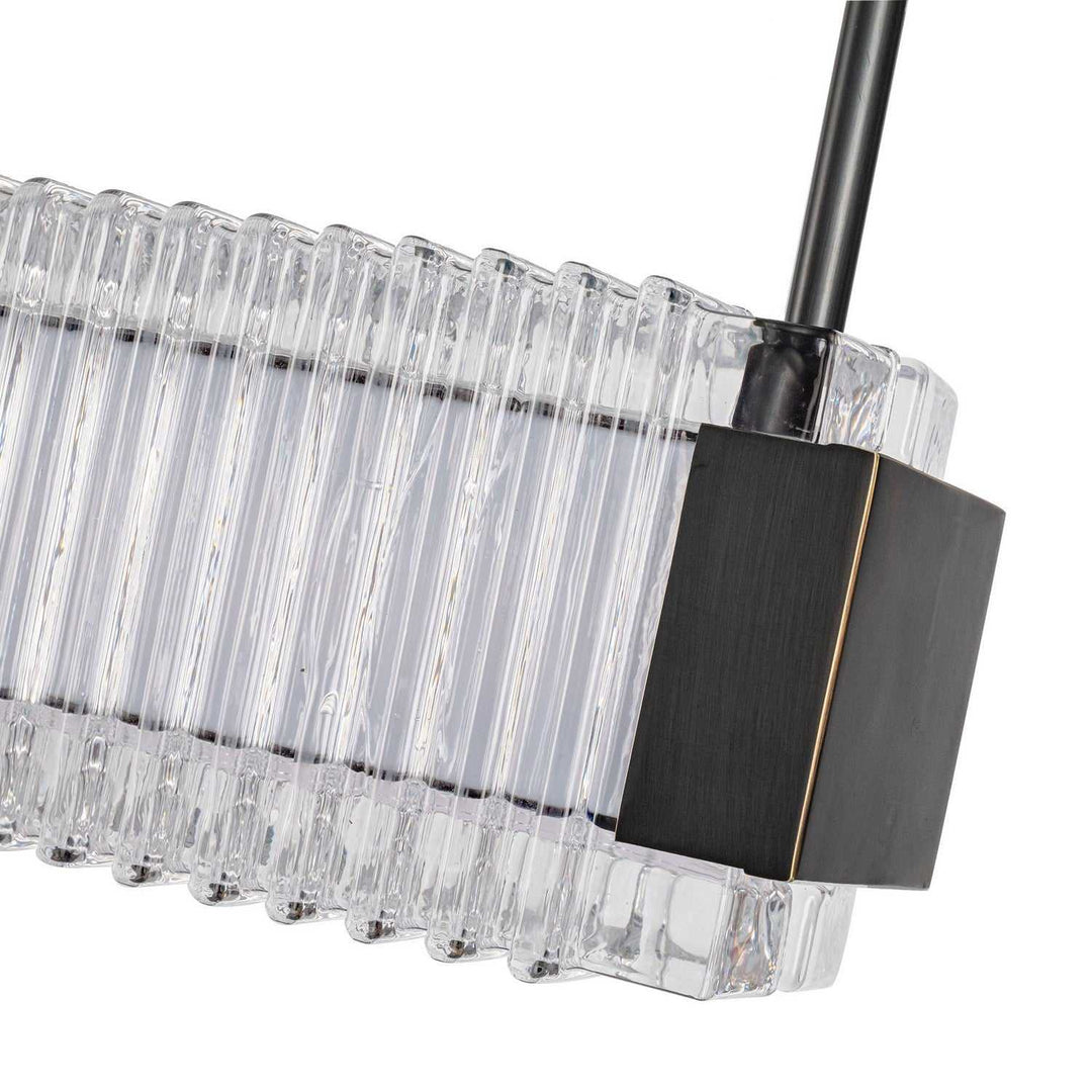 Alora Canada - LP374247UBCR-UNV - LED Linear Pendant - Alai - Urban Bronze/Ribbed Glass