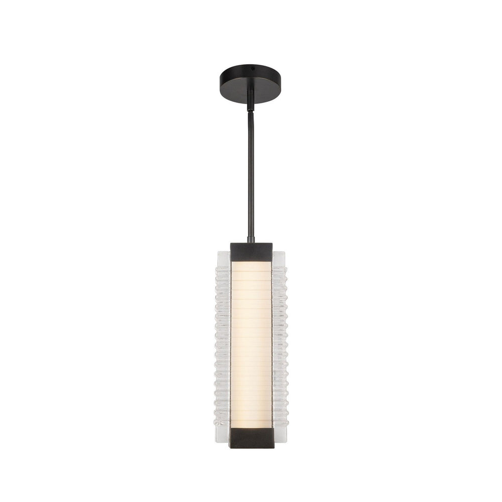 Alora Canada - PD374316UBCR-UNV - LED Pendant - Alai - Urban Bronze/Ribbed Glass