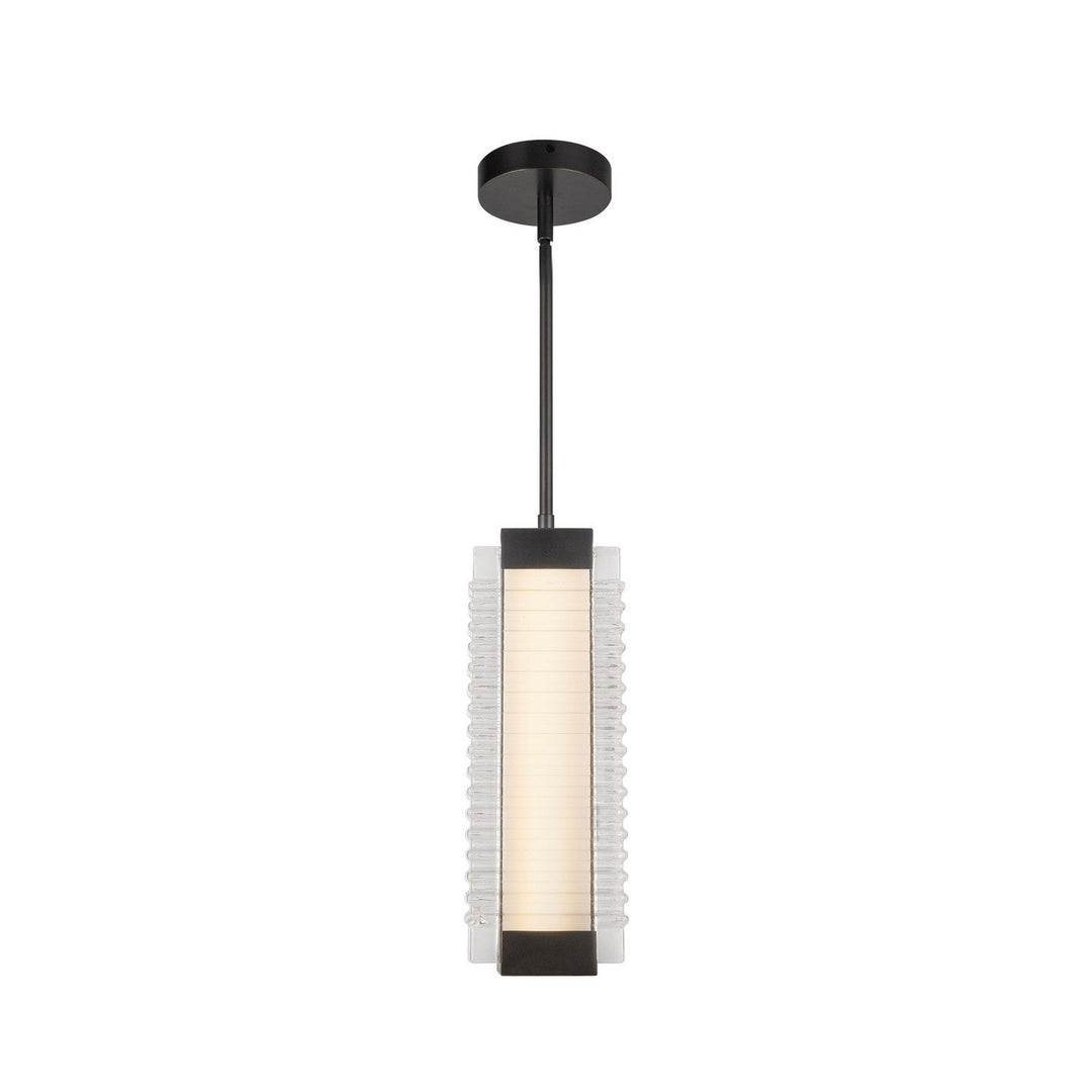 Alora Canada - PD374316UBCR-UNV - LED Pendant - Alai - Urban Bronze/Ribbed Glass