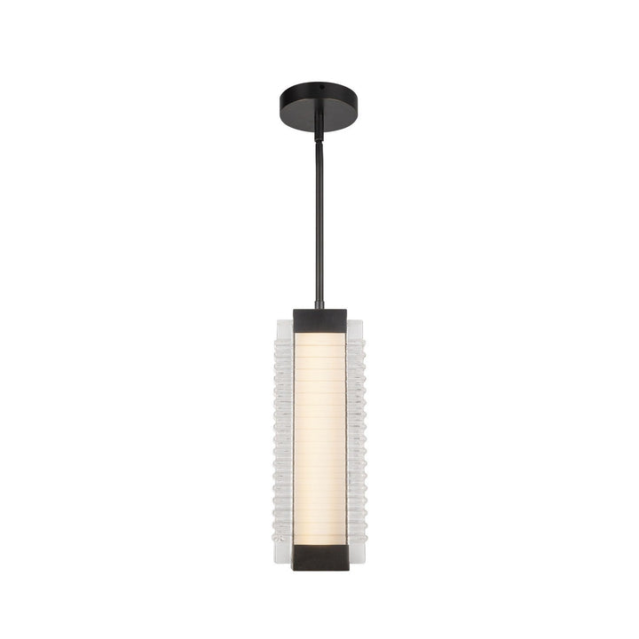 Alora Canada - PD374316UBCR-UNV - LED Pendant - Alai - Urban Bronze/Ribbed Glass