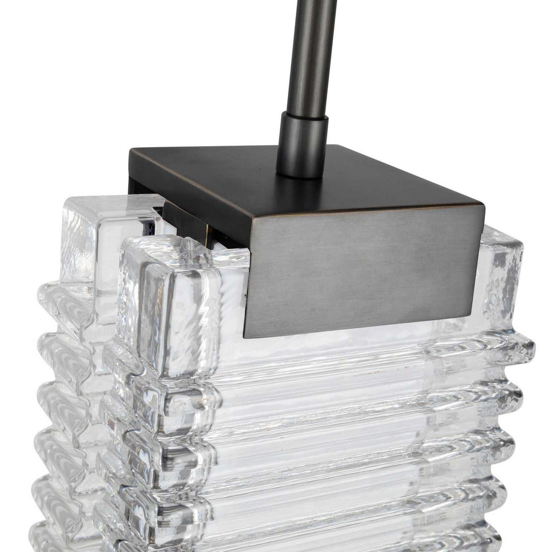 Alora Canada - PD374316UBCR-UNV - LED Pendant - Alai - Urban Bronze/Ribbed Glass