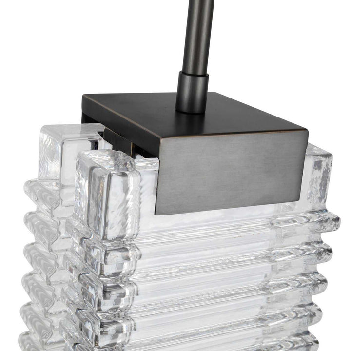 Alora Canada - PD374316UBCR-UNV - LED Pendant - Alai - Urban Bronze/Ribbed Glass