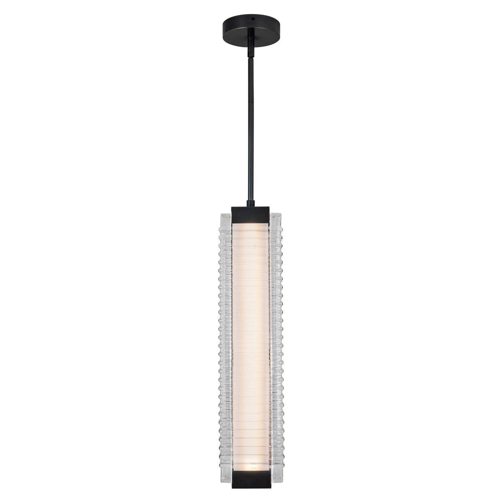 Alora Canada - PD374624UBCR-UNV - LED Pendant - Alai - Urban Bronze/Ribbed Glass
