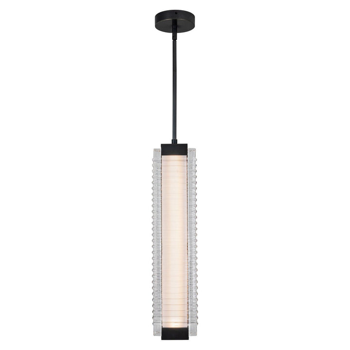 Alora Canada - PD374624UBCR-UNV - LED Pendant - Alai - Urban Bronze/Ribbed Glass