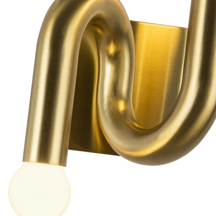 Alora Canada - WV420206BG - Two Light Wall Vanity - Sadie - Brushed Gold