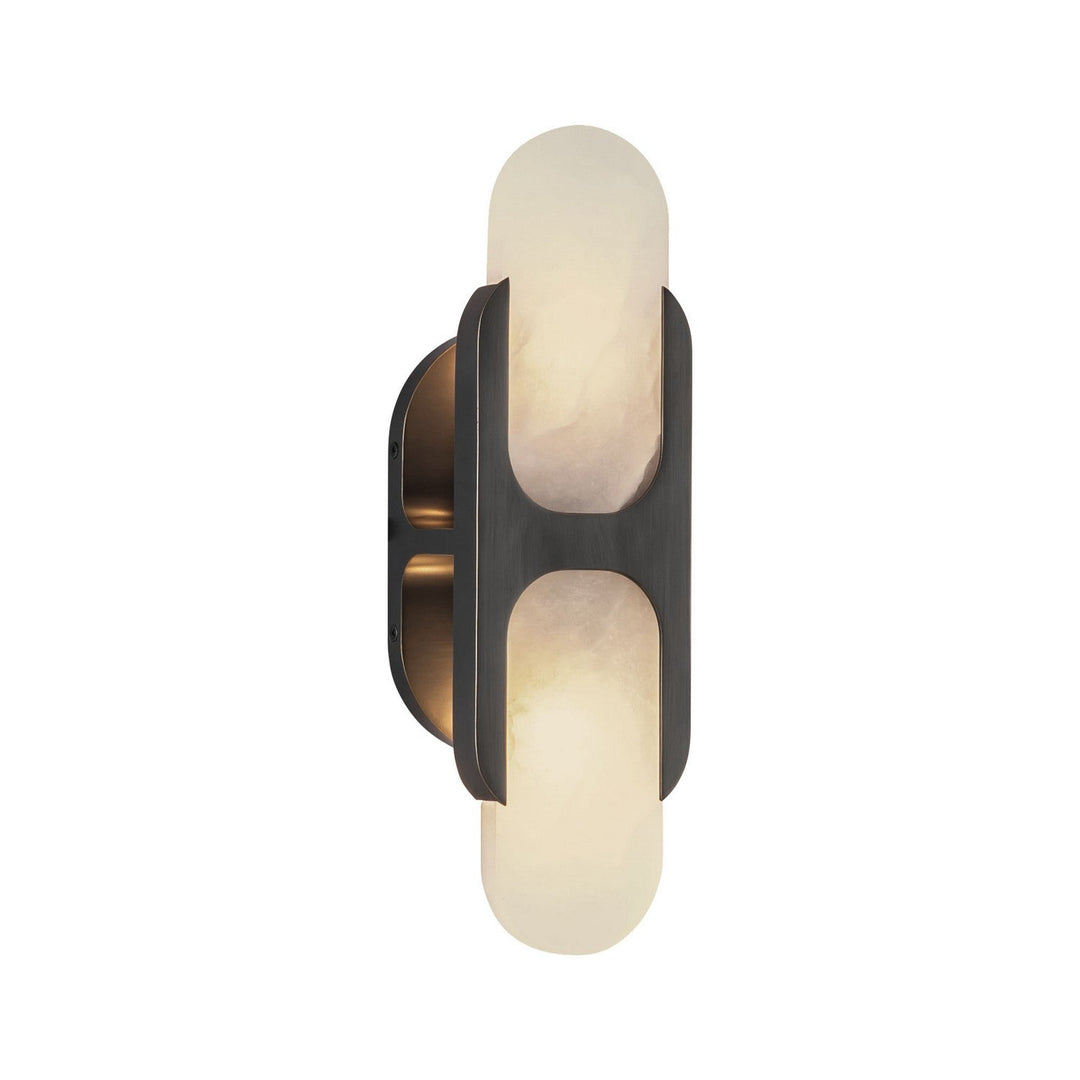 Alora Canada - WV357214UBAR - Two Light Wall Vanity - Odin - Urban Bronze/Alabaster