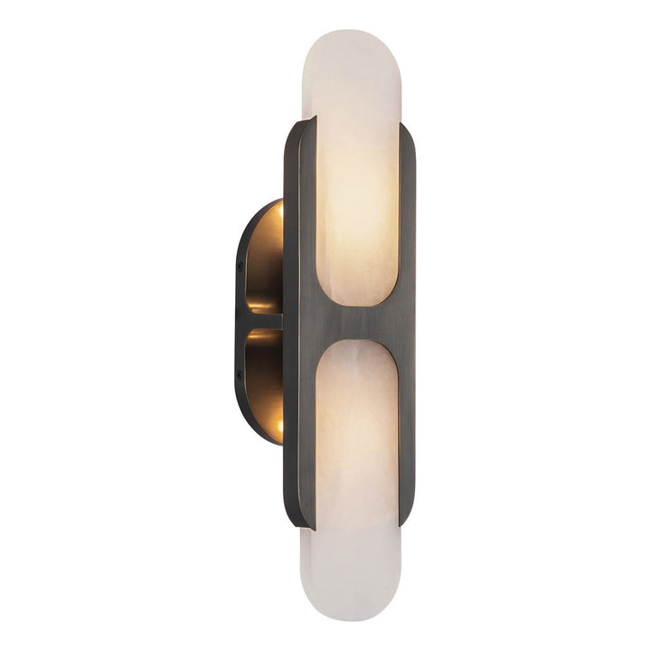 Alora Canada - WV357217UBAR - Two Light Wall Vanity - Odin - Urban Bronze/Alabaster