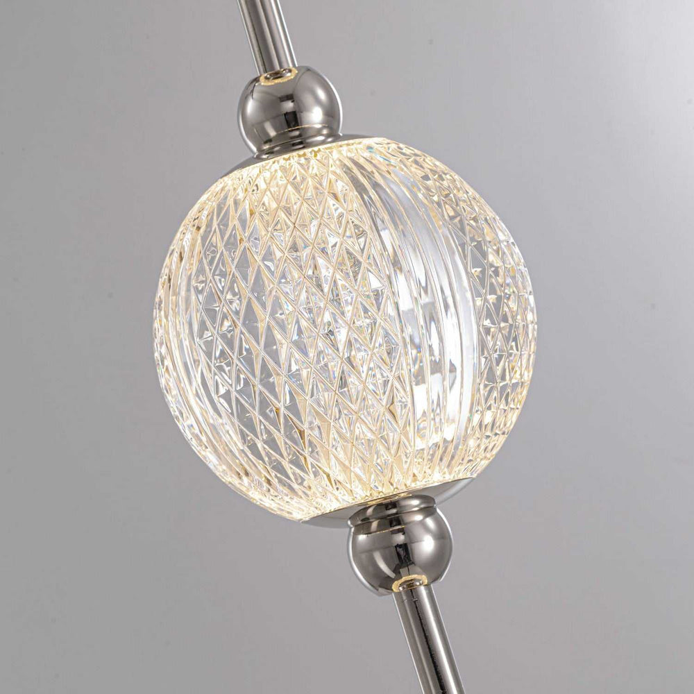 Marni LED Wall Vanity in Polished Nickel Alora Canada