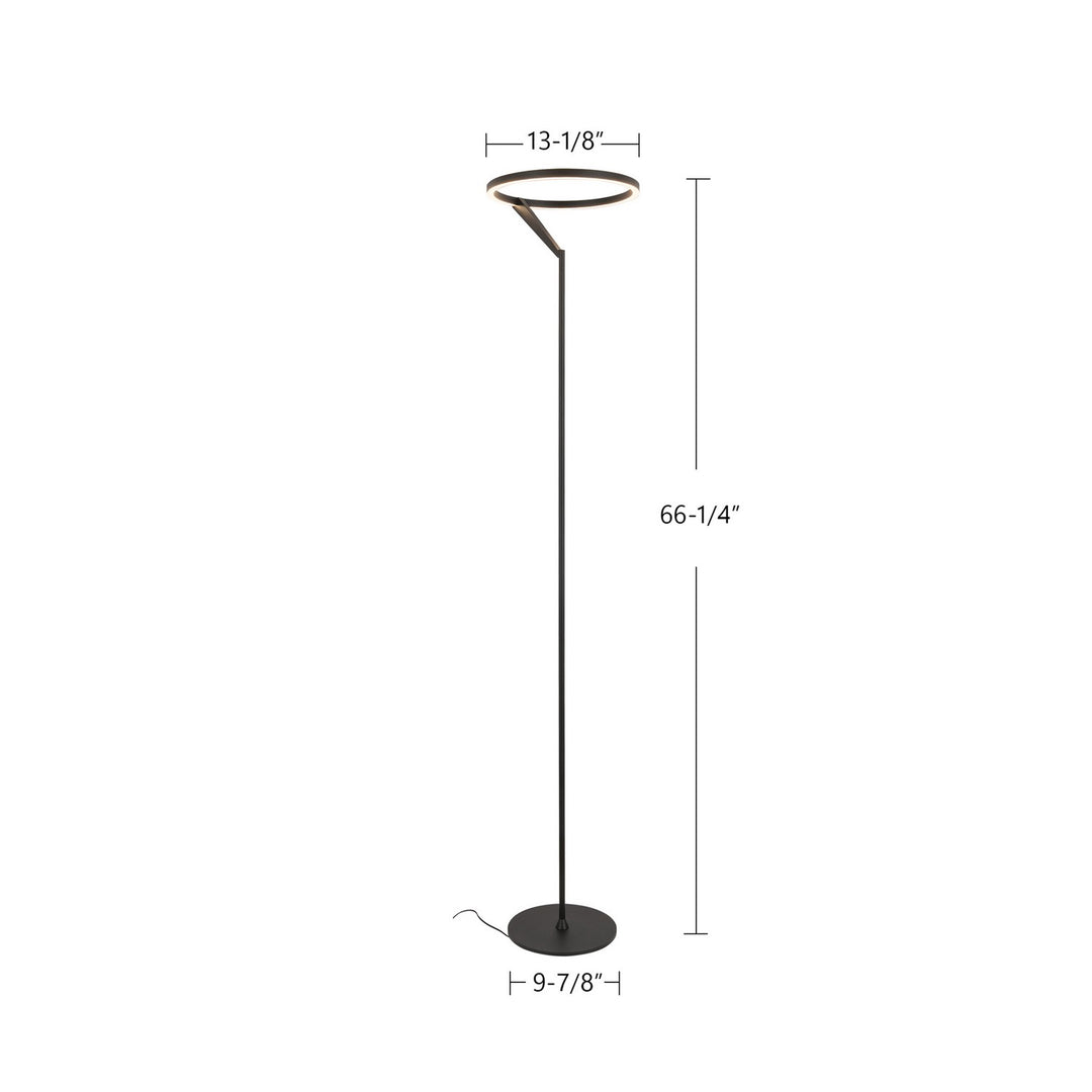 Kuzco Canada - FL27766-BK - LED Floor Lamp - Roda - Black