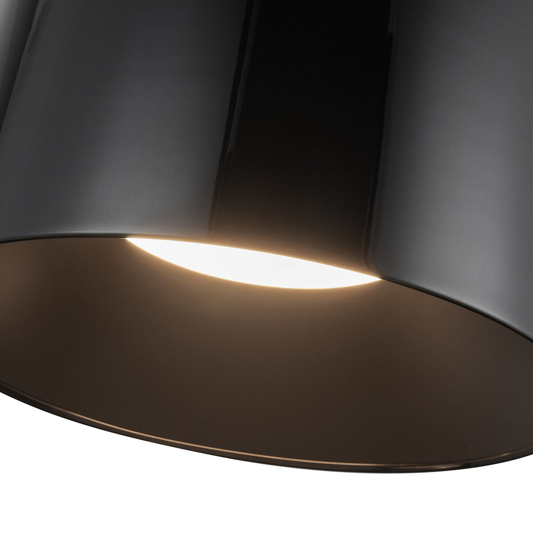 Kuzco Canada - FM16512-JB-3WCCT-UNV - LED Flush Mount - Etta - Jet Black