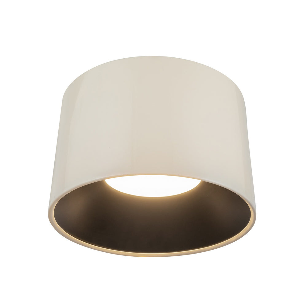 Kuzco Canada - FM16520-PW-3WCCT-UNV - LED Flush Mount - Etta - Pearl White