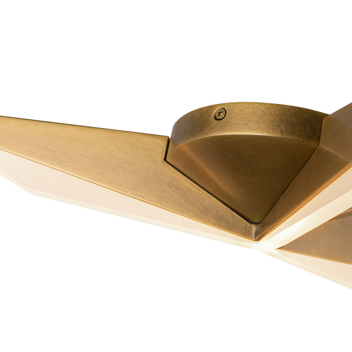 Kuzco Canada - FM64218-VB - LED Flush Mount - Tachi - Vintage Brass