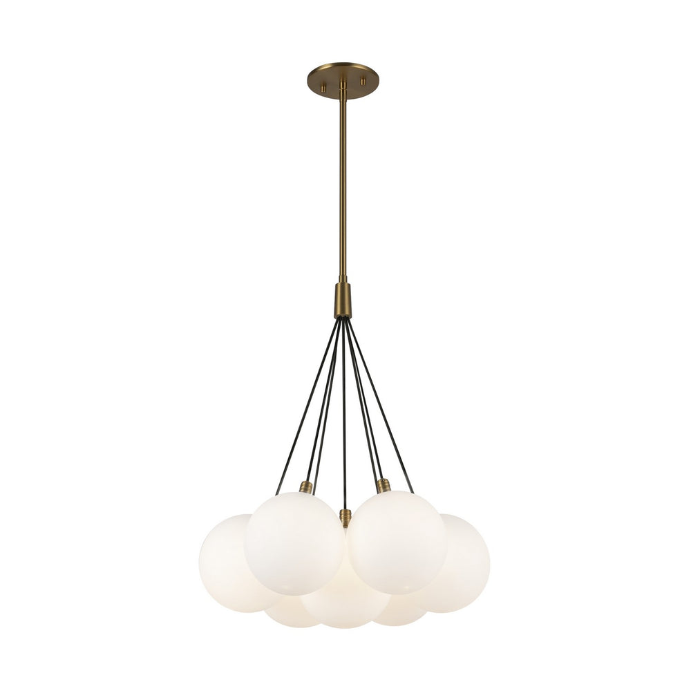 Kuzco Canada - CH3117-BG/OP - LED Chandelier - Bolla - Brushed Gold/Opal Glass