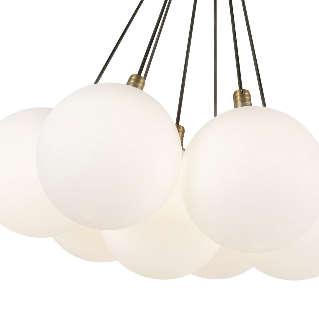 Kuzco Canada - CH3117-BG/OP - LED Chandelier - Bolla - Brushed Gold/Opal Glass