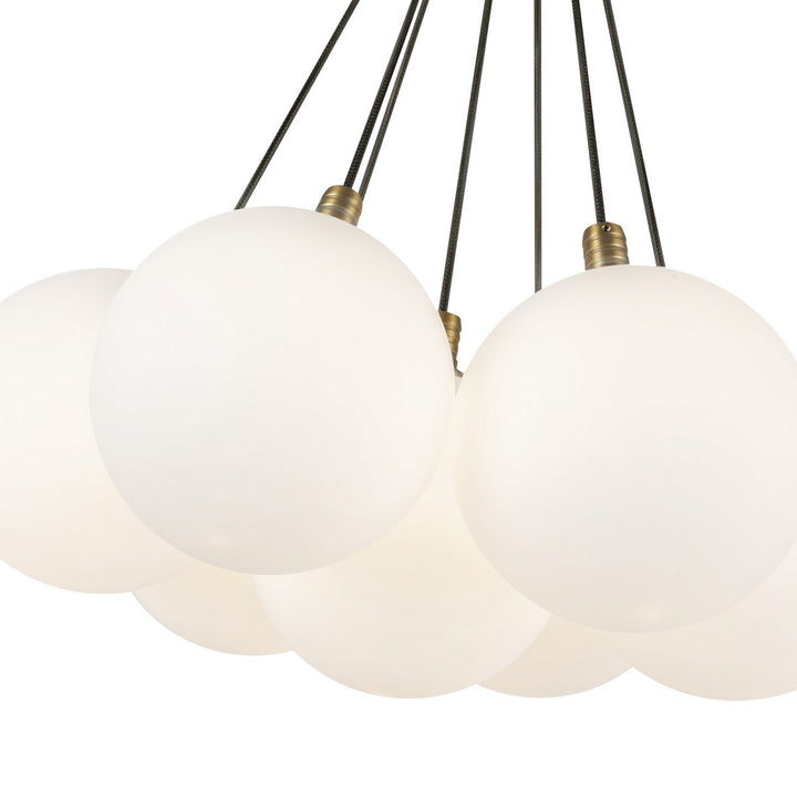 Kuzco Canada - CH3117-BG/OP - LED Chandelier - Bolla - Brushed Gold/Opal Glass