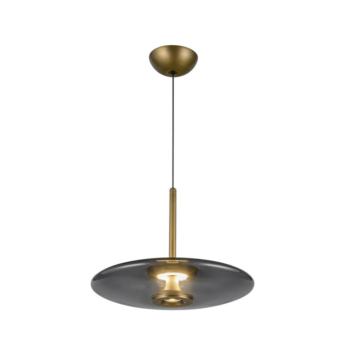 Kuzco Canada - PD37018-VB/SM-3WCCT-UNV - LED Pendant - Kyoto - Vintage Brass/Smoked Glass