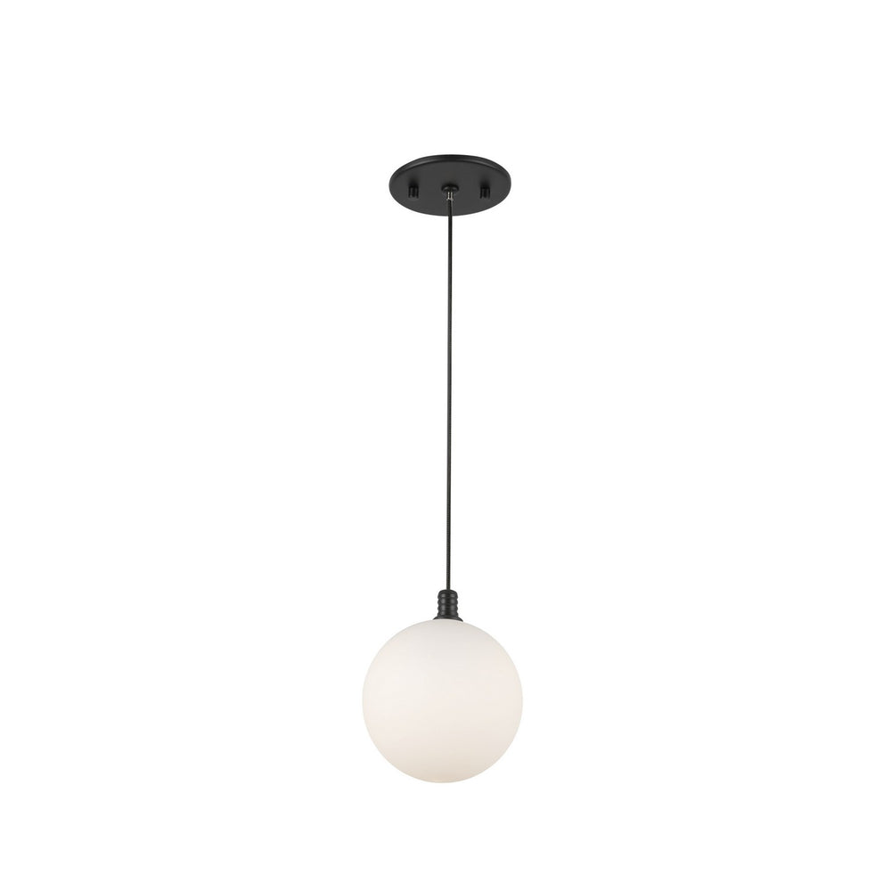 Kuzco Canada - PD3106-BK/OP - LED Pendant - Bolla - Black/Opal Glass