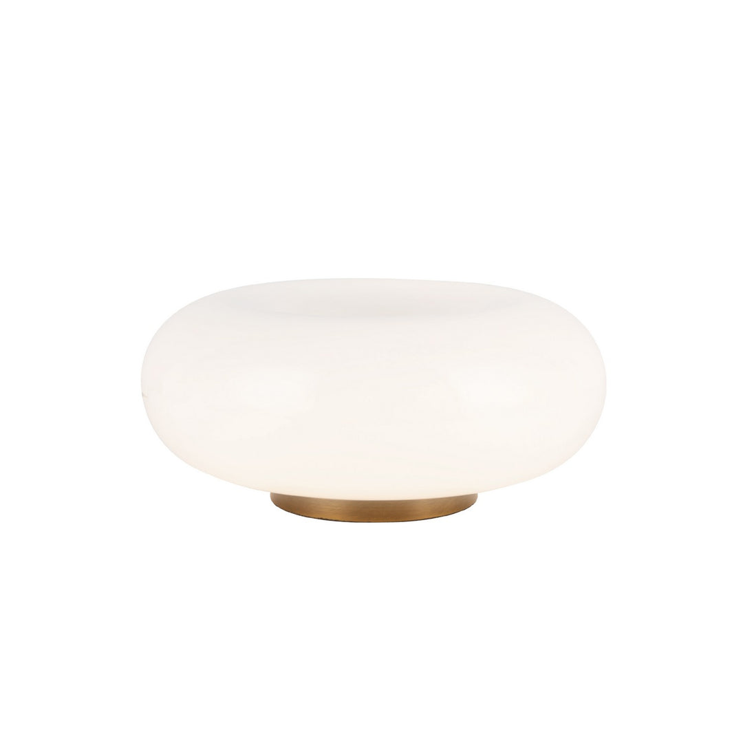 Kuzco Canada - TL12409-VB/OP - LED Table Lamp - Nimbus - Vintage Brass/Opal Glass