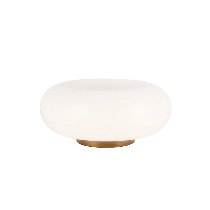 Kuzco Canada - TL12409-VB/OP - LED Table Lamp - Nimbus - Vintage Brass/Opal Glass