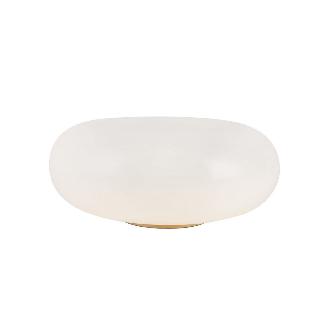 Kuzco Canada - TL12413-VB/OP - LED Table Lamp - Nimbus - Vintage Brass/Opal Glass