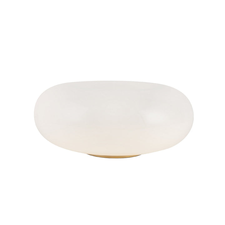Kuzco Canada - TL12413-VB/OP - LED Table Lamp - Nimbus - Vintage Brass/Opal Glass