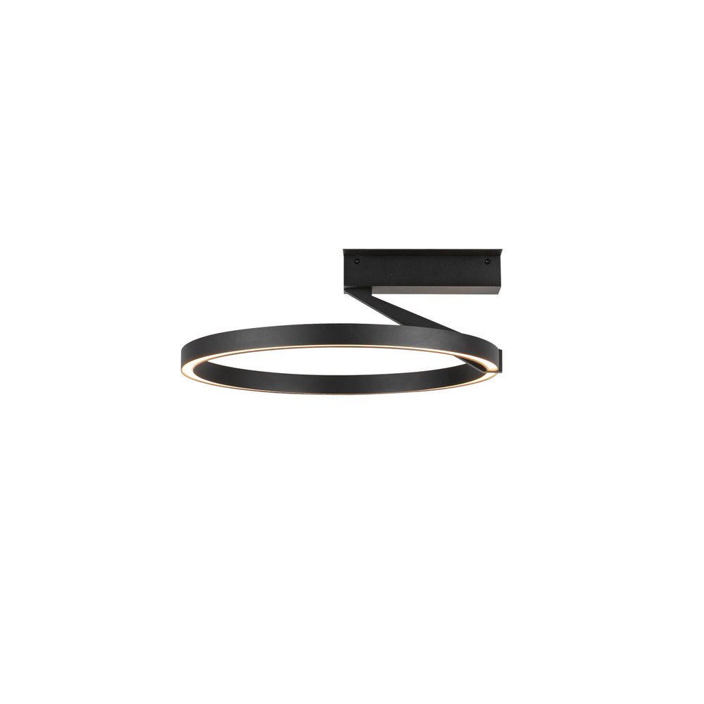 Kuzco Canada - SF27716-BK-3WCCT-UNV - LED Semi-Flush Mount - Roda - Black