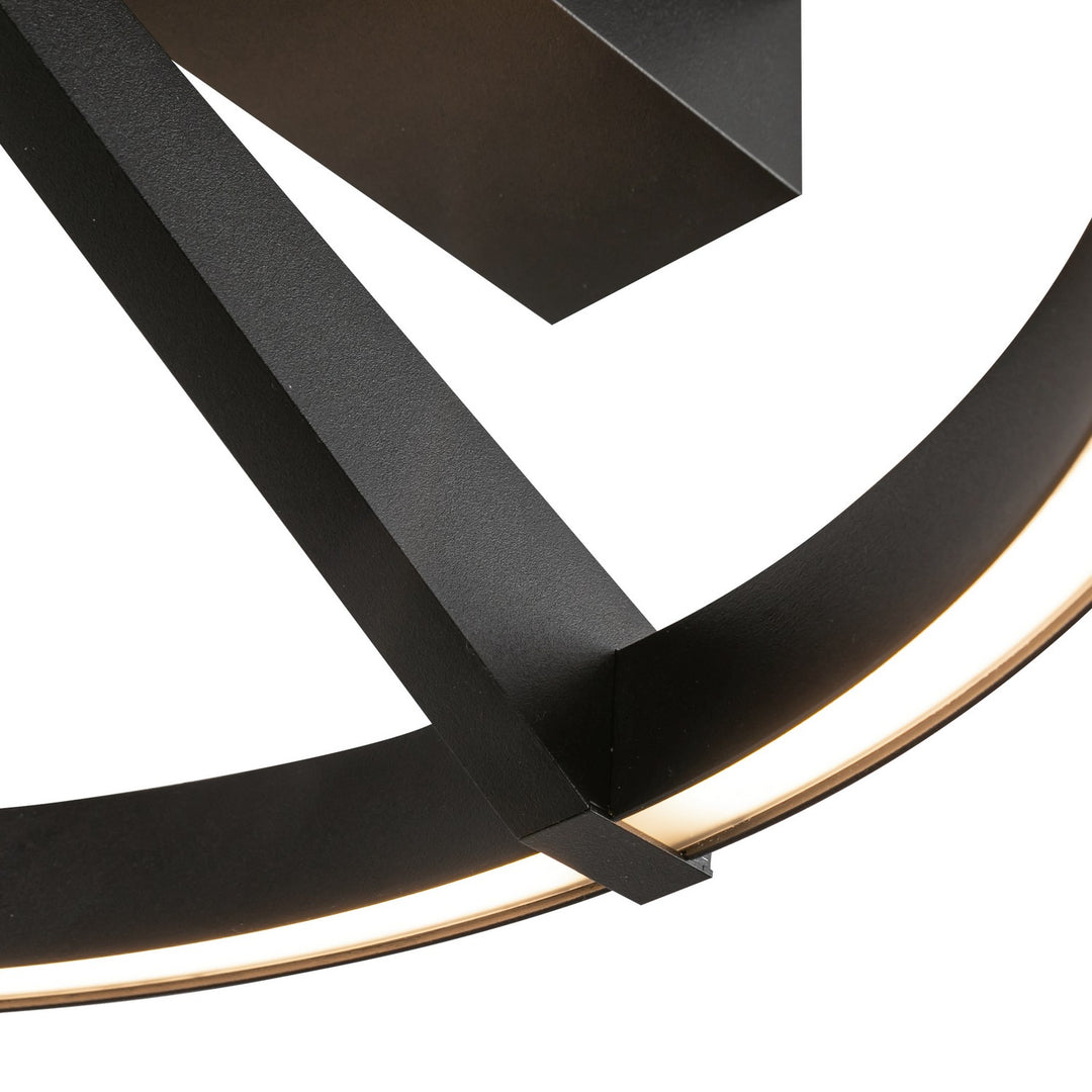 Kuzco Canada - SF27716-BK-3WCCT-UNV - LED Semi-Flush Mount - Roda - Black