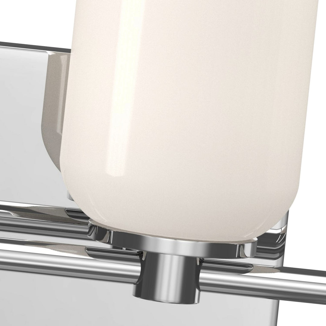 Kuzco Canada - VL57732-CH/GO - Five Light Vanity - Nola - Chrome/Glossy Opal Glass