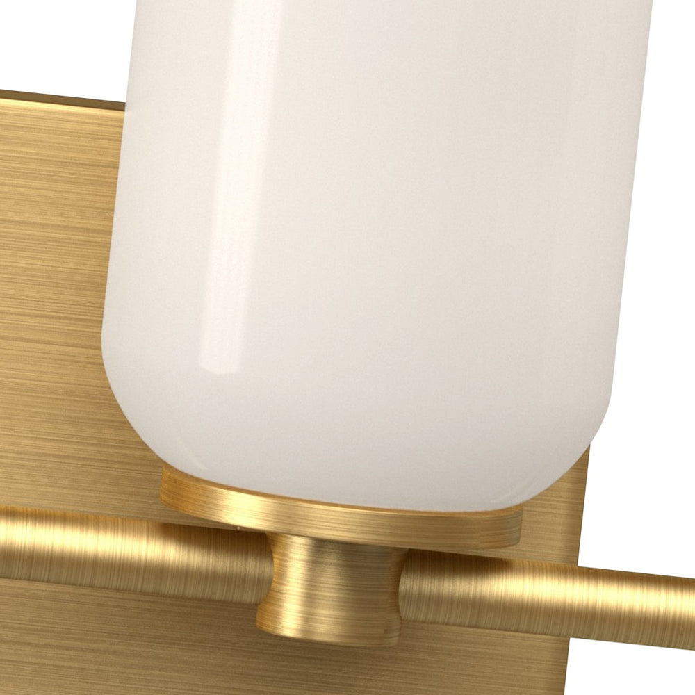 Kuzco Canada - VL57732-BG/GO - Five Light Vanity - Nola - Brushed Gold/Glossy Opal Glass