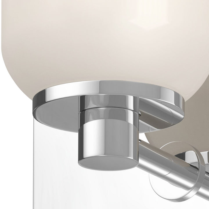 Kuzco Canada - WS57704-CH/GO - One Light Wall Sconce - Nola - Chrome/Glossy Opal Glass